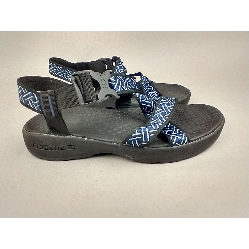 Skechers On the GO 400 Mens Sport Sandals Navy Blue Geometric SN‎ 51569 Size 9